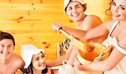БОЖЕСТВЕННАЯ БАНЬКА! Скидка до 50% на отдых в баньке с комнатой отдыха + 40% на отдых в бане на корабле от "Бани на дровах" на Трухановом острове! С друзьями в сауну!